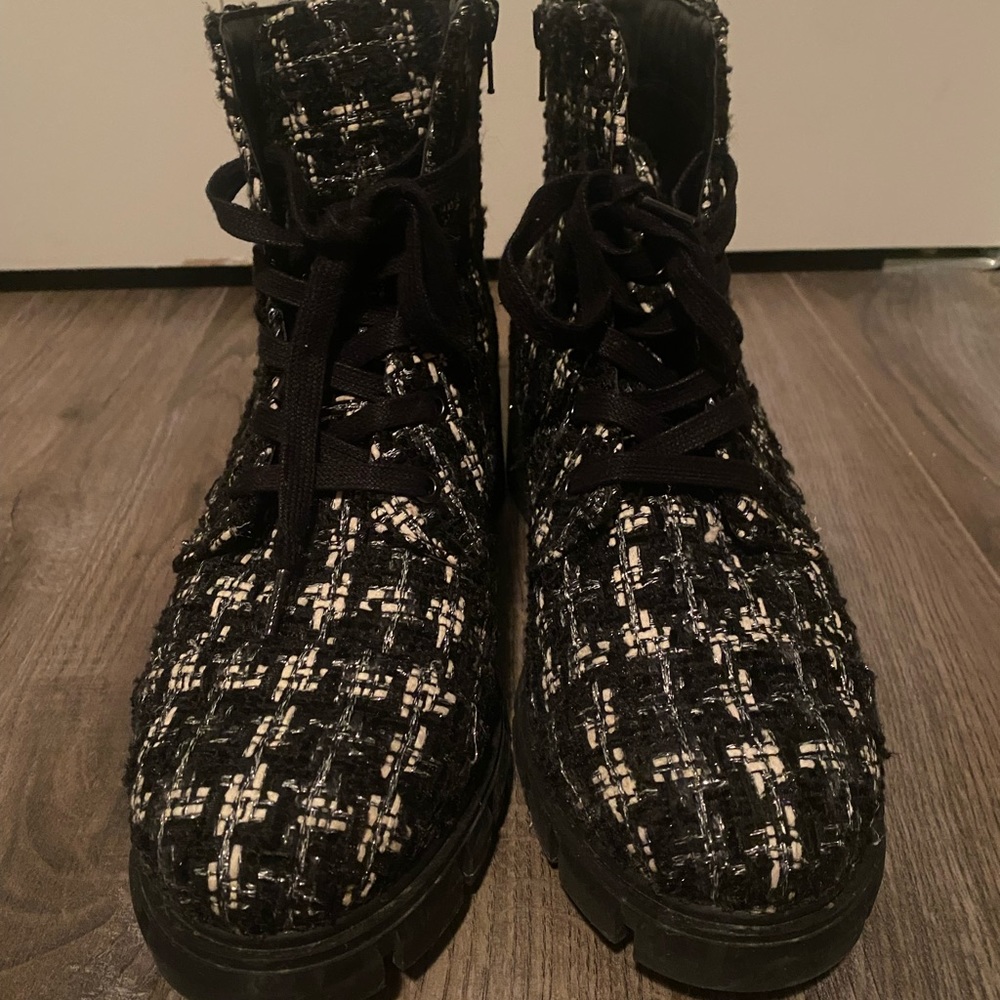 Tweed COMBAT BOOTS